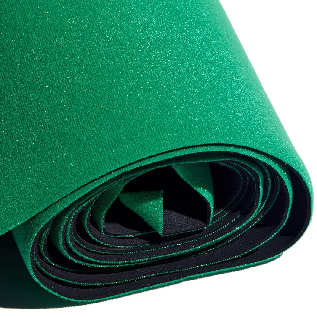 The Golfer's Club Golf Putting Mat With Hazards (16x9) - rolled up
