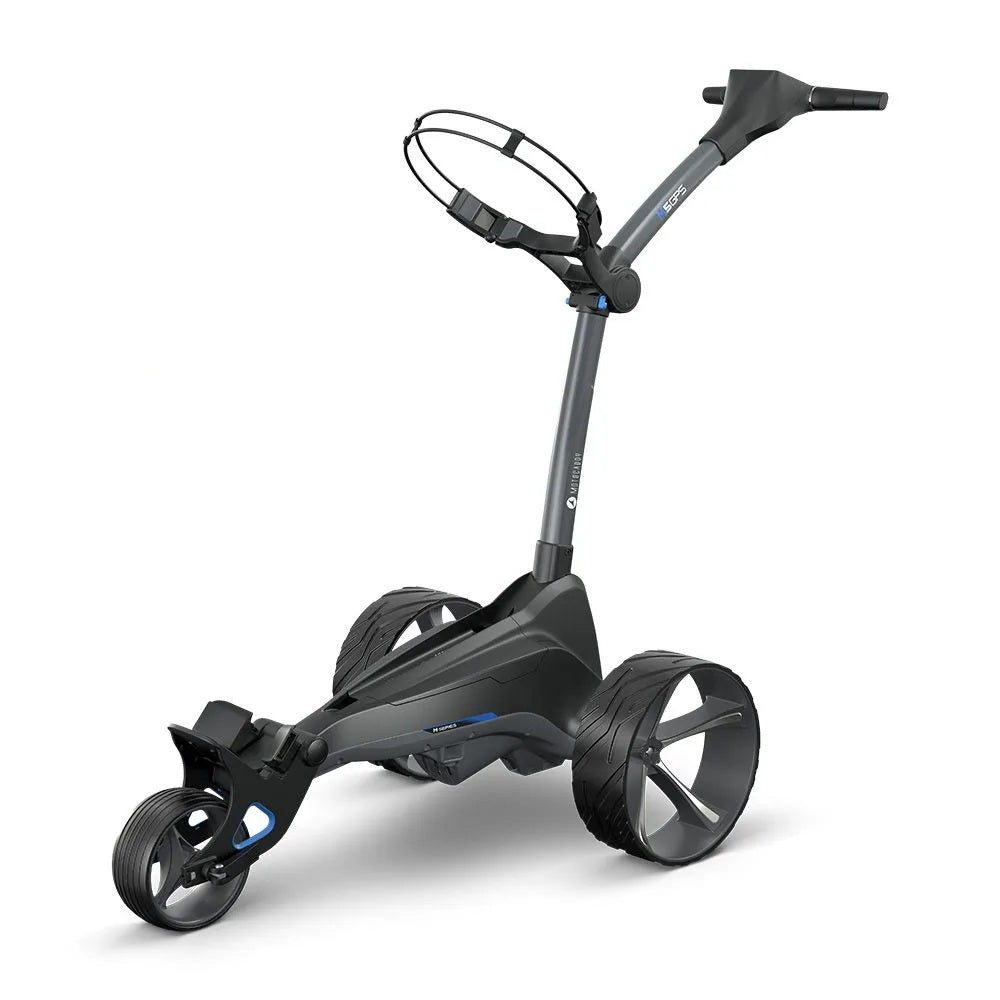 2025 Motocaddy Electric Golf Trolley - M5 GPS Ultra Lithium Battery & Charger - front view