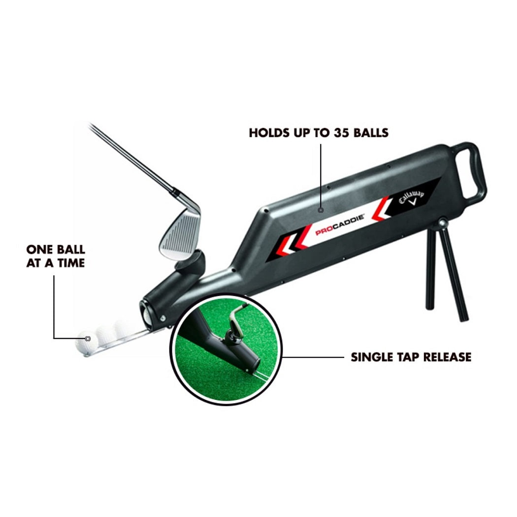 Callaway Golf Pro Caddie Ball Shagger Pick Up - features