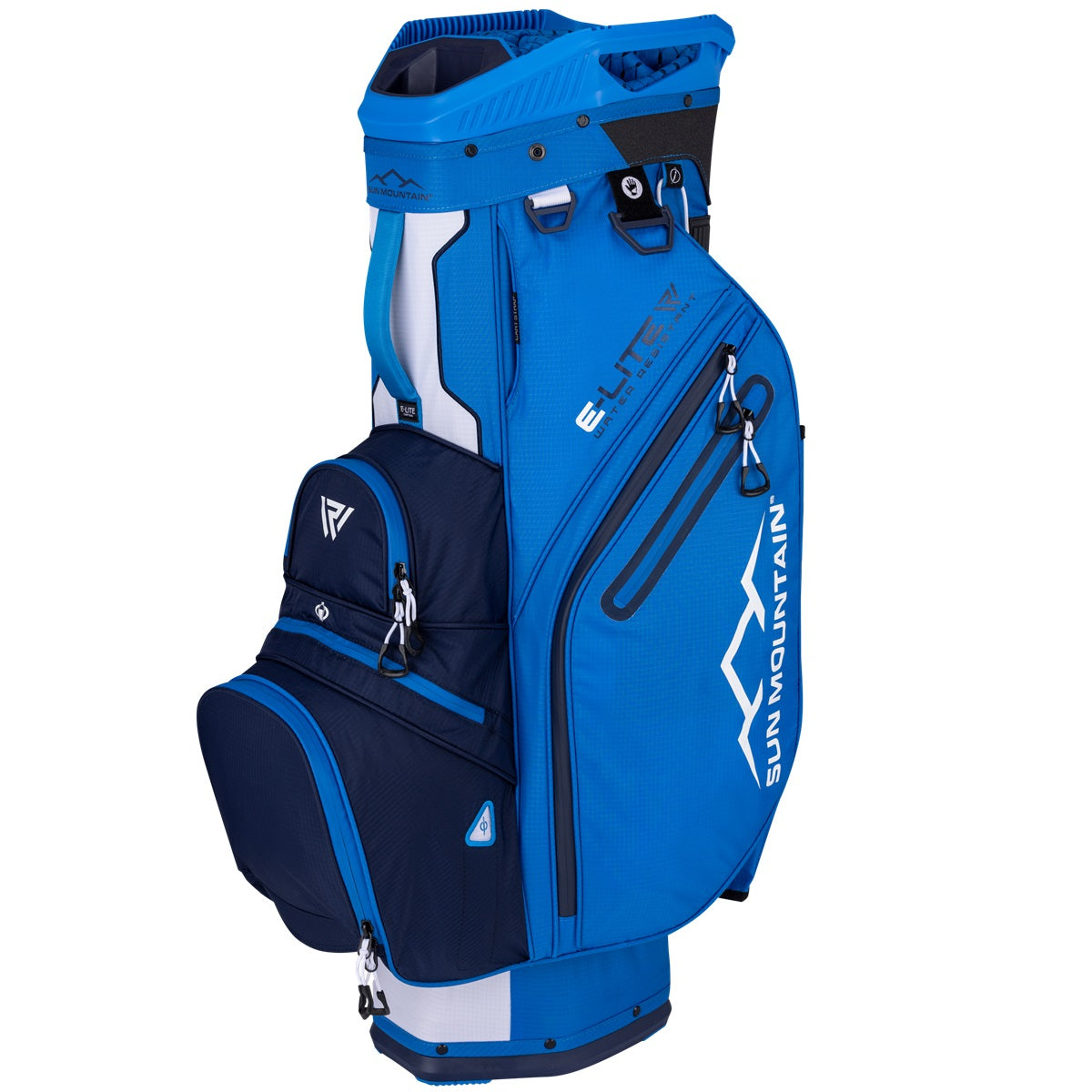 Sun Mountain E-Lite Cart/Trolley Golf Bag - Navy/Blue/White
