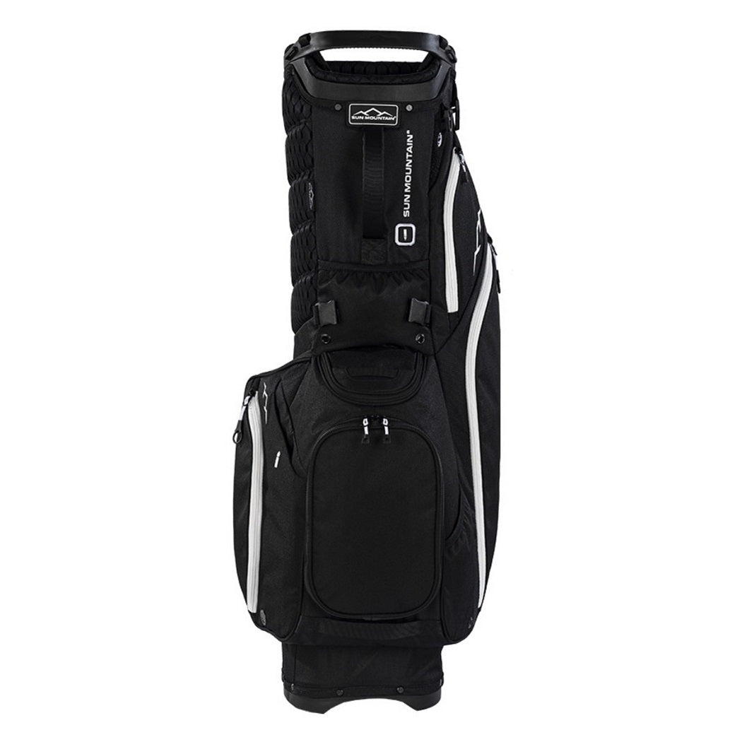 Sun Mountain Eclipse Three-5 4-Way Carry/Stand Bag - Black/White - zipped pockets