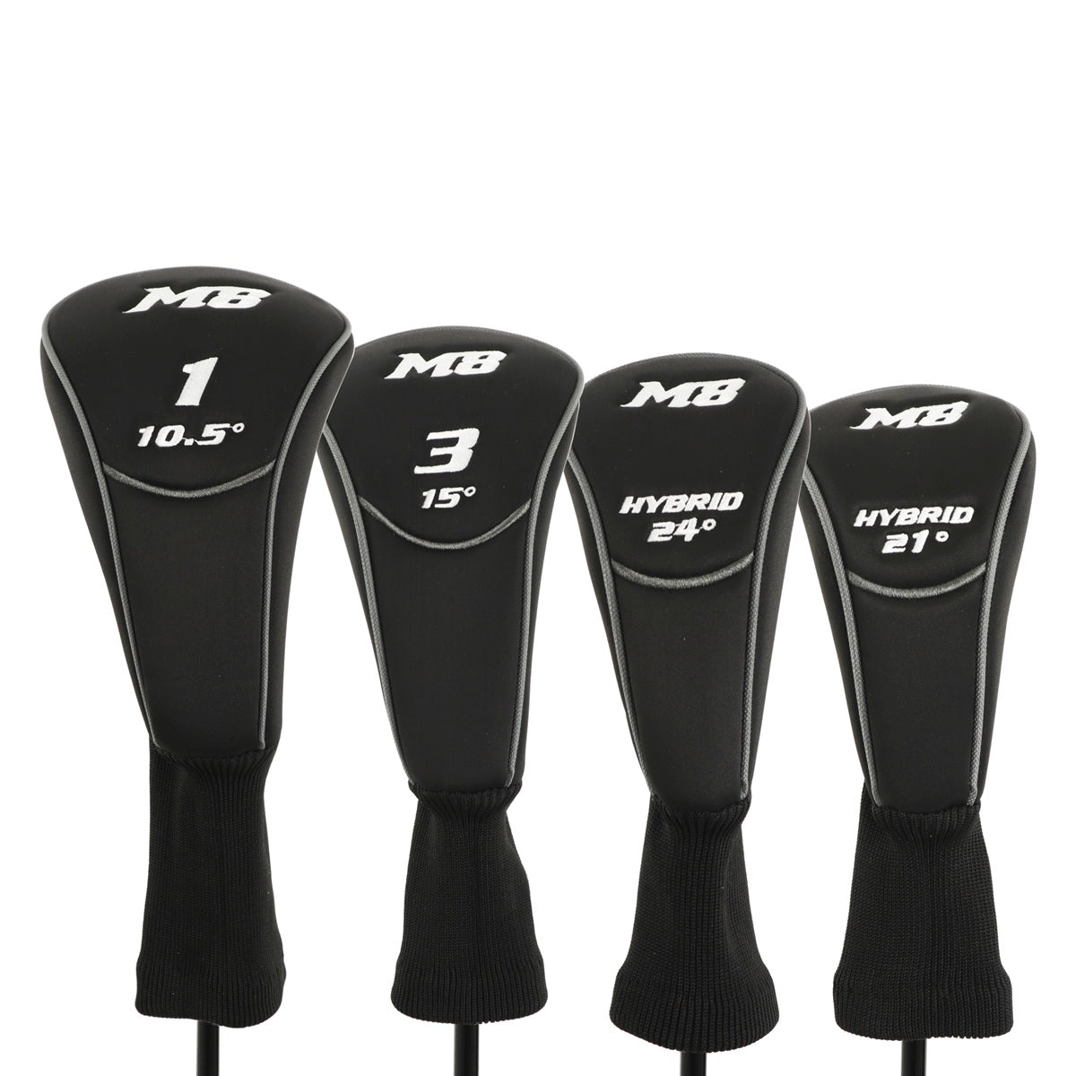 Ben Sayers 2025 Package Set M8 Mens Golf Clubs & Cart Bag - 1 Inch Longer - headcovers