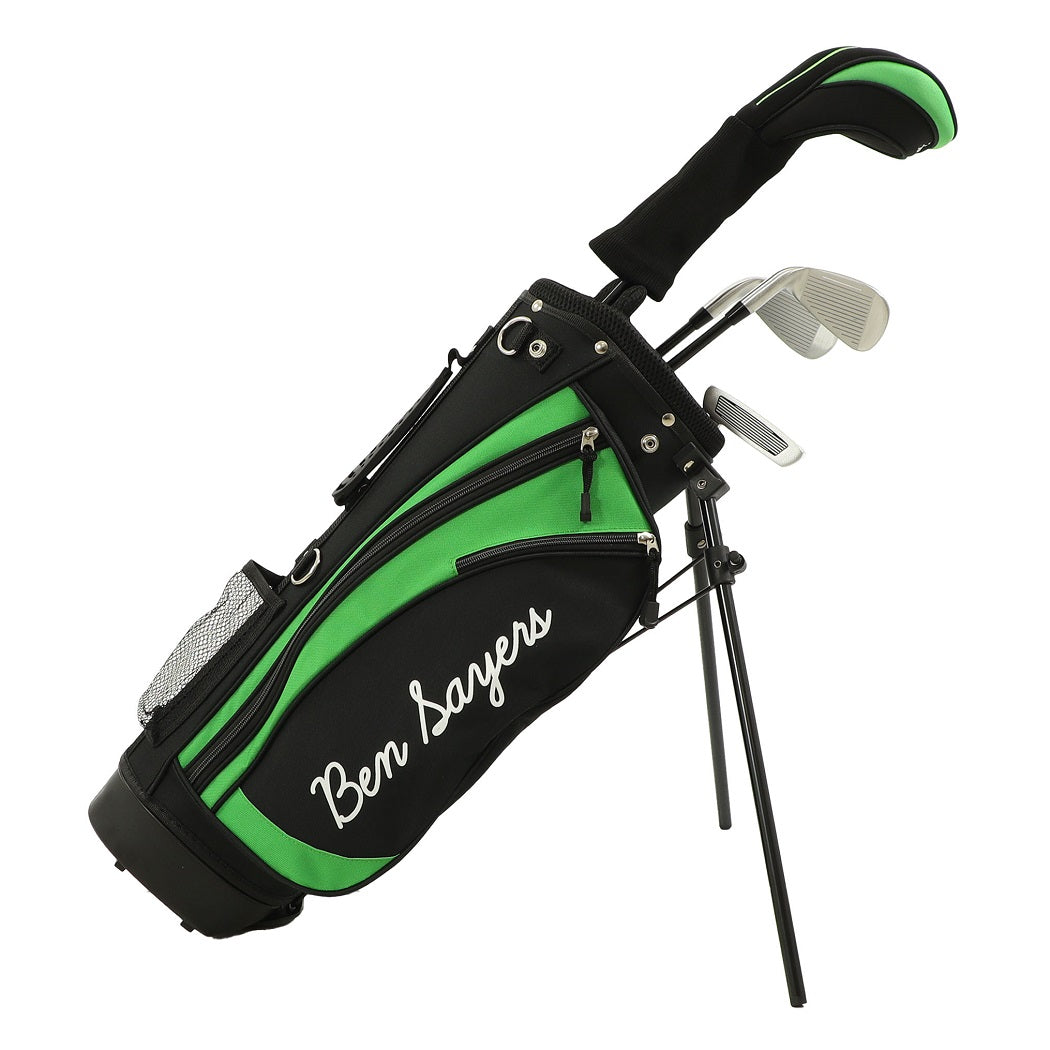 Ben Sayers M1i Junior clubs and stand bag - 5-8 Years - Black/Green 2025 model