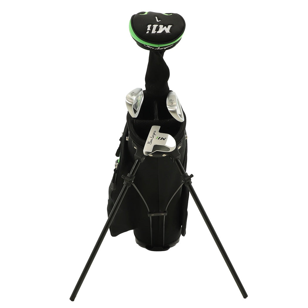 Ben Sayers M1i Junior clubs - 5-8 Years - Black/Blue 2025, with driver headcover