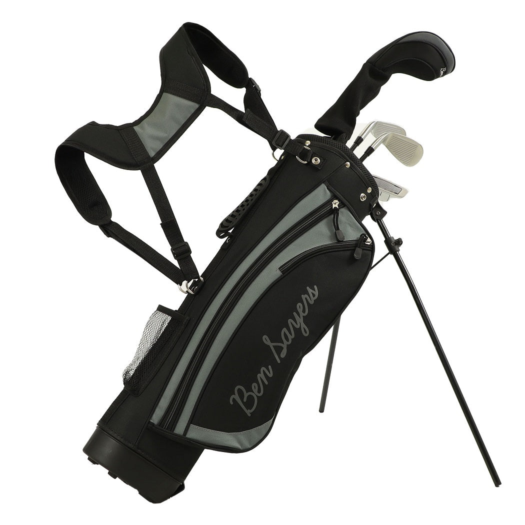 Ben Sayers M1i Junior Package Set - 9-11 Years - Black/Grey 2025 model with dual shoulder strap