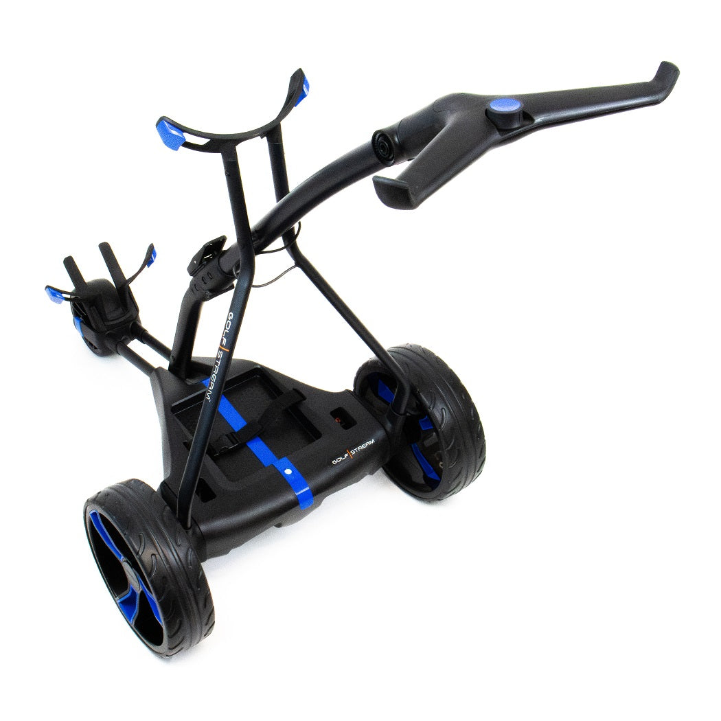 Golfstream GX1 Electric Golf Trolley - Black/Blue