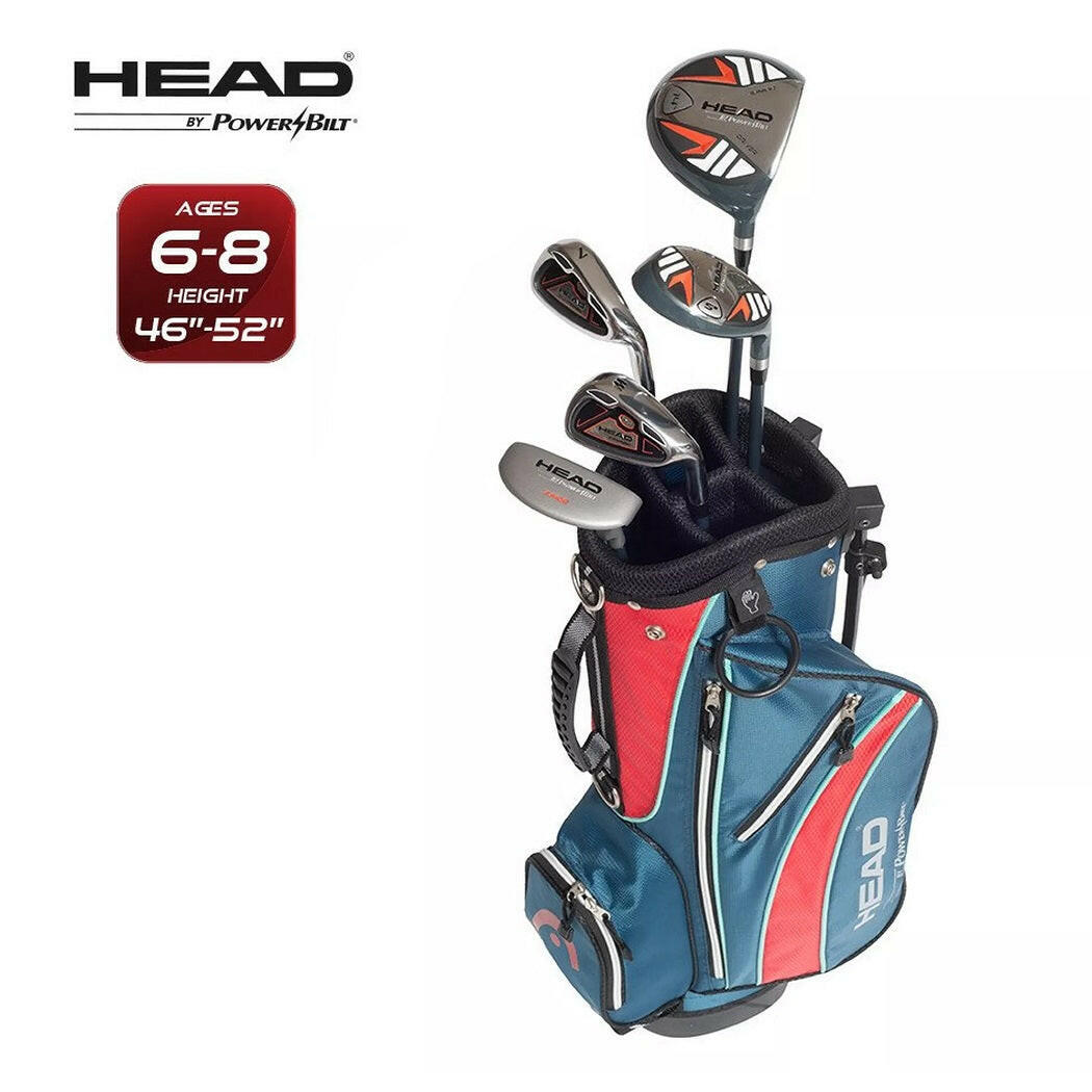 HEAD Golf Package Set for Juniors - Ages 6-8 showing the included clubs
