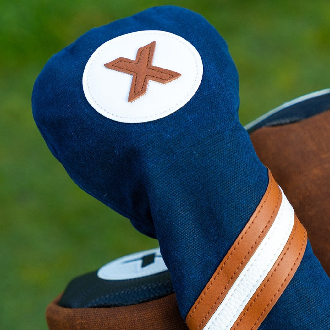 Pride Sports Honors Collection Canvas Golf Headcovers - Traditional Fairway Navy - lifestyle image