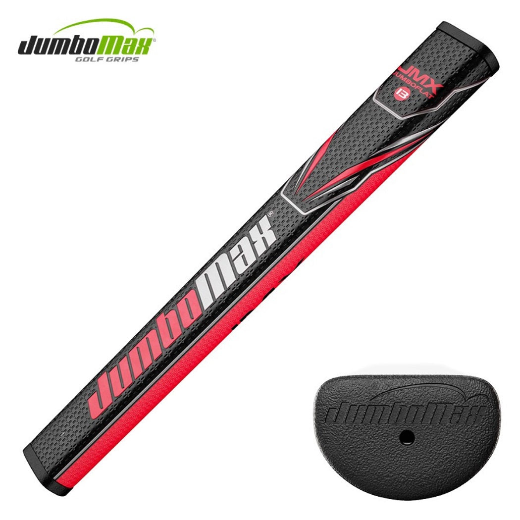JumboMax JumboFlat 13 Putter Grip - Black/Red