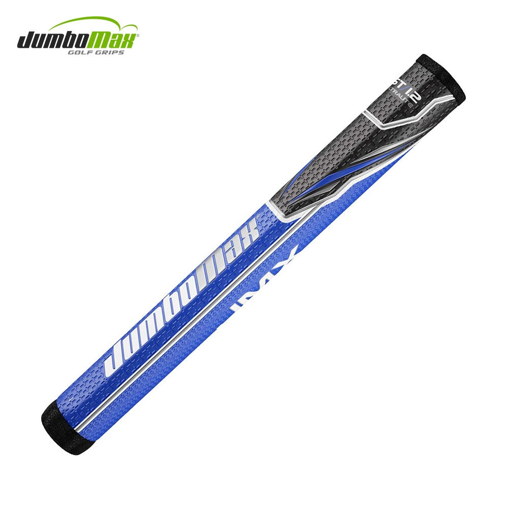 JumboMax Mid Jumbo Putter Grip - Black/White/Blue