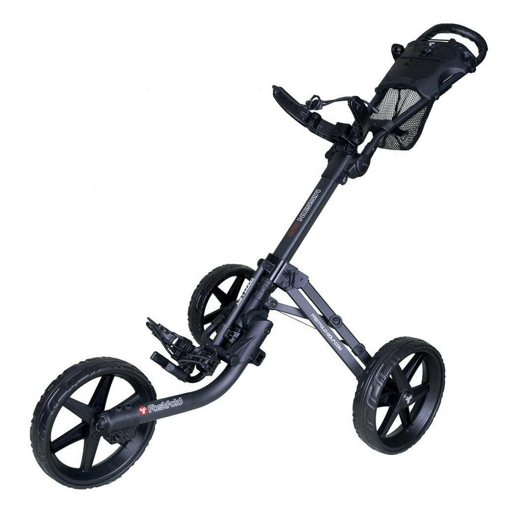 Fastfold Mission 5.0 Golf Trolley - Charcoal/Black