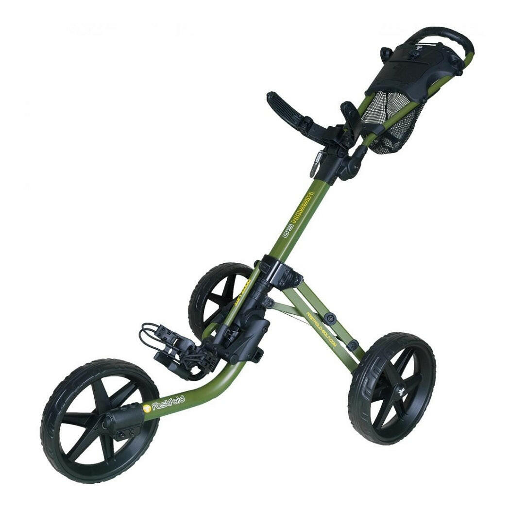 Fastfold Mission 5.0 Golf Trolley - Green/Black