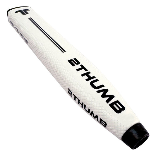 2Thumb OG Taper 43 Lite Putter Grip - White