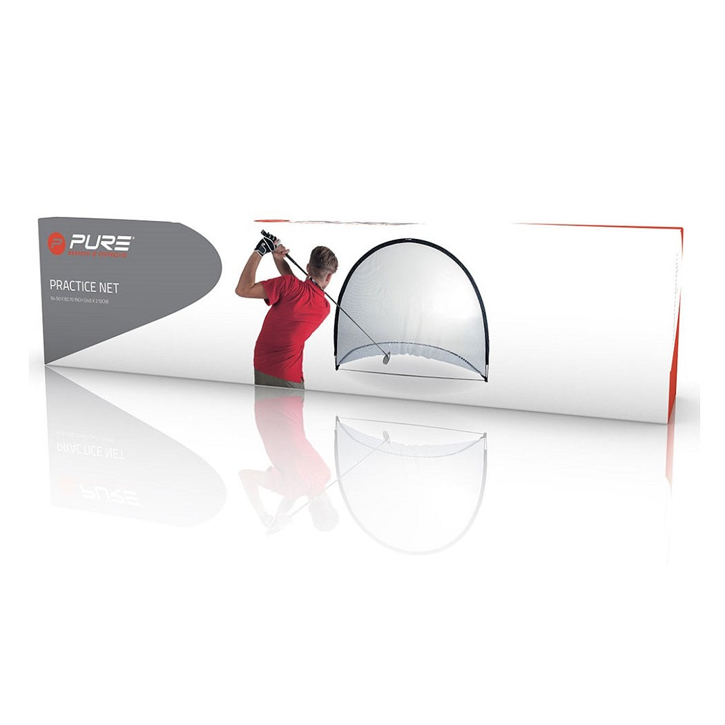 Pure2Improve Golf Practice Net 240x210cm - showing its packaging
