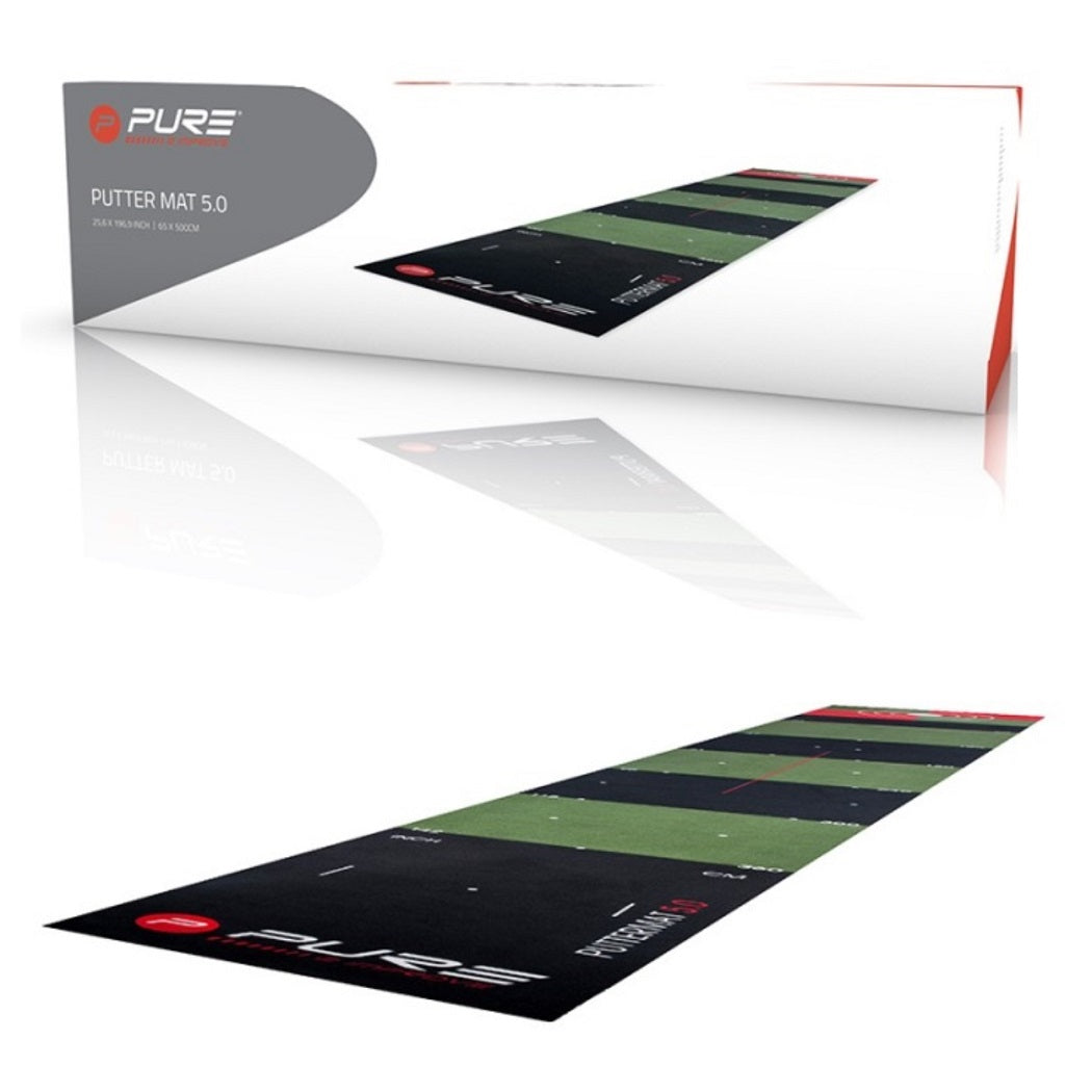 Pure2Improve Golf Putting Mat 5.0 (500x65cm) - packaging