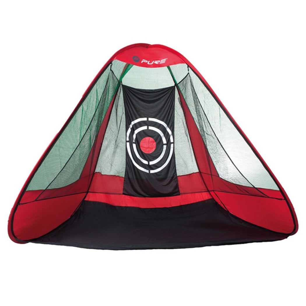 Pure2Improve Pop-Up Triangular Practice Net - shown assembled