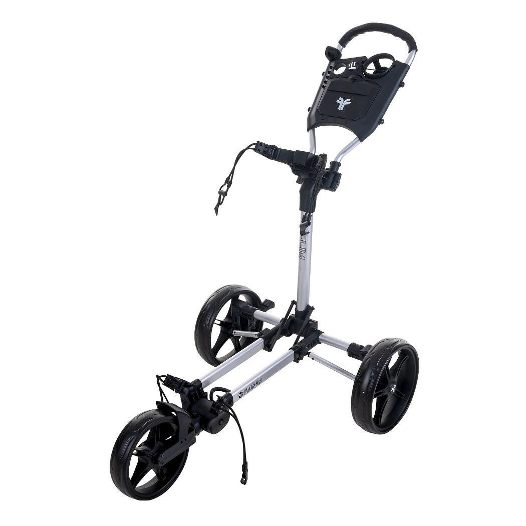Fastfold`s Slim Golf Trolley - Silver/Black