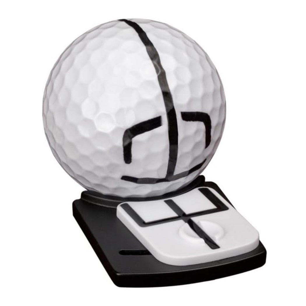 Trident Align 2.0 Golf Ball Marker Kit with marked golf ball