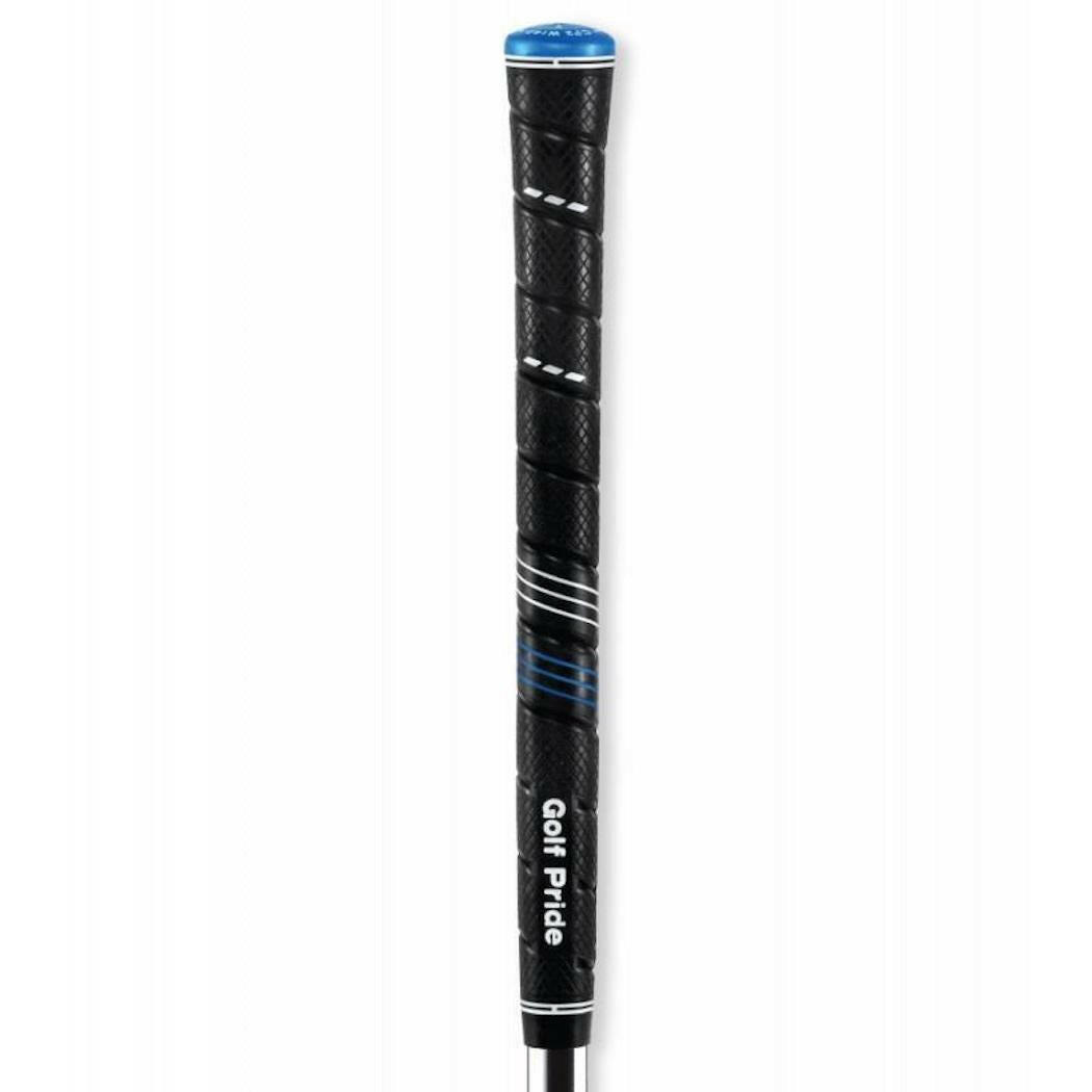 Golf Pride CP2 Wrap Grip - Black/Blue, front view