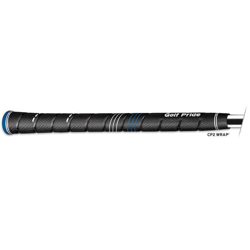 Golf Pride CP2 Wrap Grip - Black/Blue, horizontal