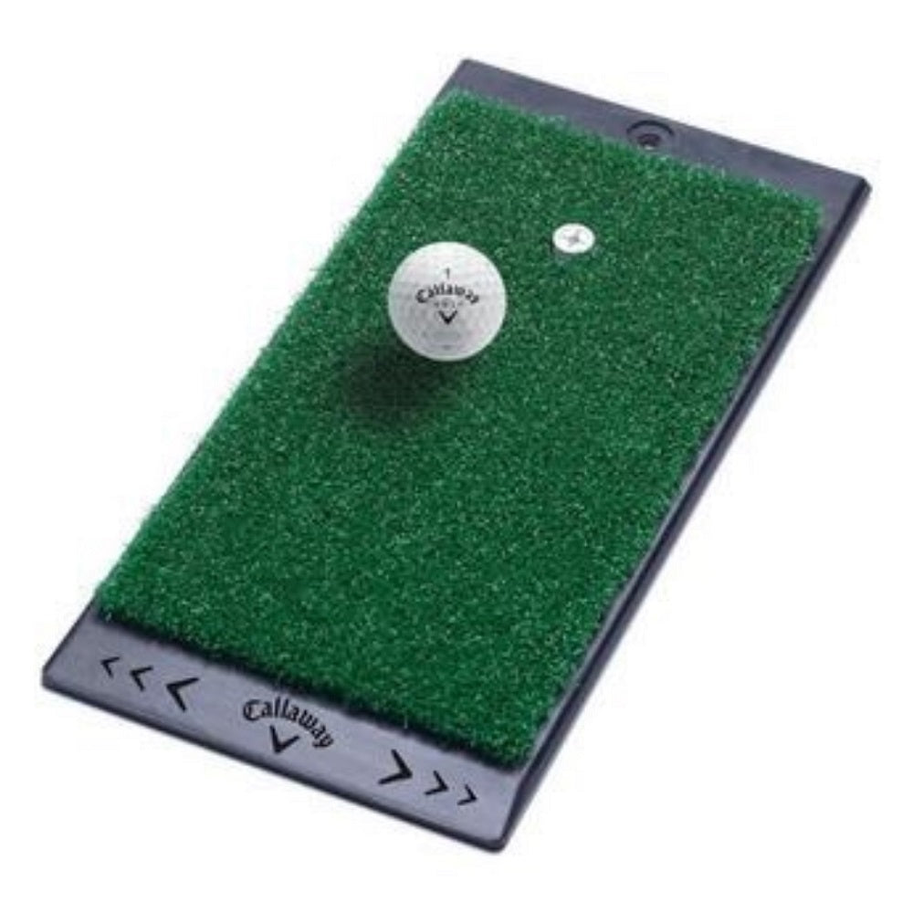 Callaway FT Launch Zone Mat - showing the simulated fairway with its rubber backing