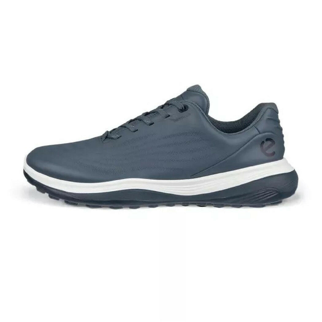 Ecco Men`s Waterproof Golf Shoes - LT1 Laced - Pavement - All Sizes - Ultralight