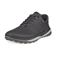 Ecco LT1 black golf shoes side