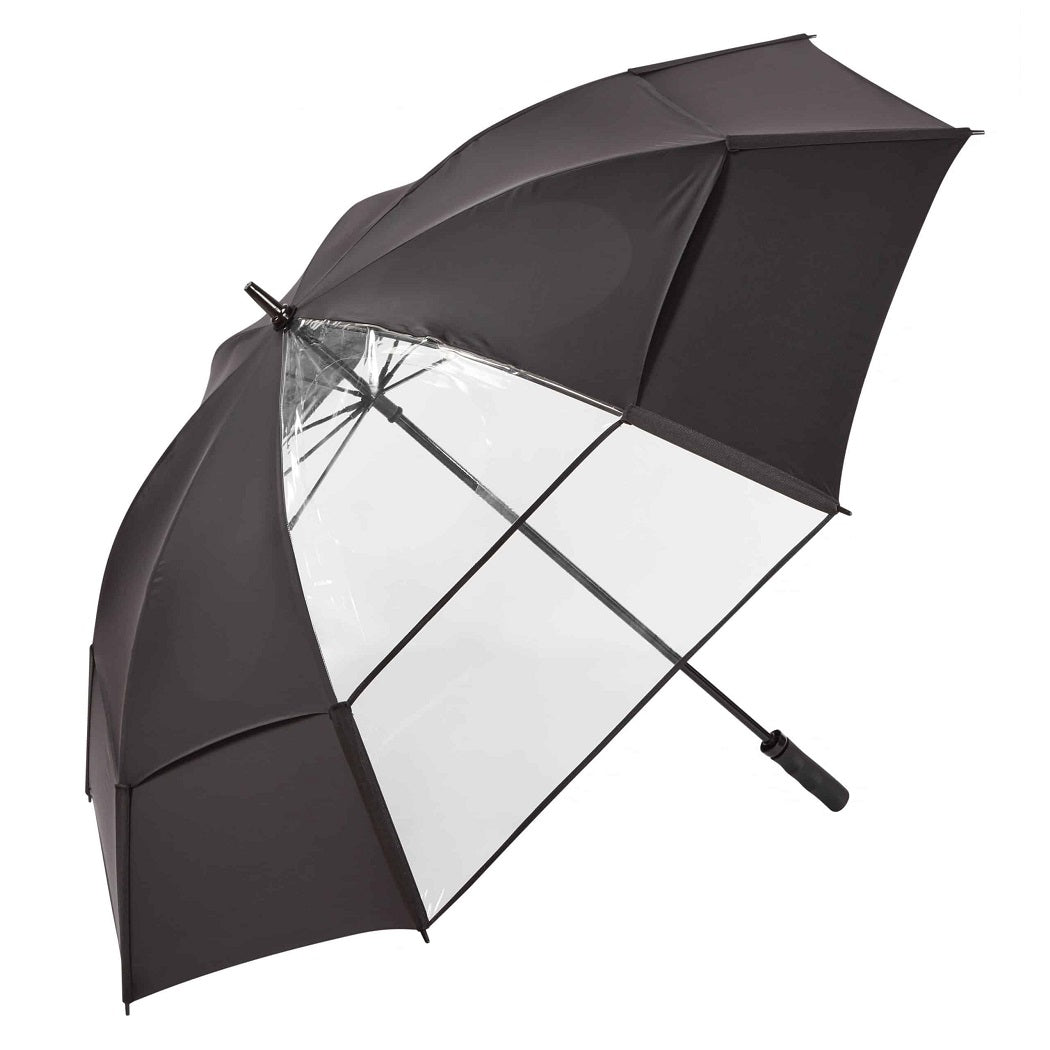 Hurricane Clearview Golf Umbrella - Clear Panel / Black
