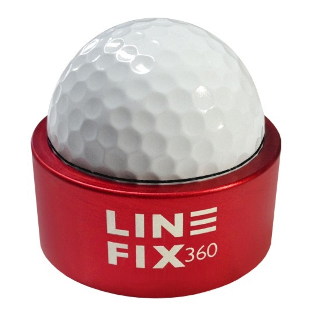 GrooveFix Line Fix 360 Ball Marker - Red