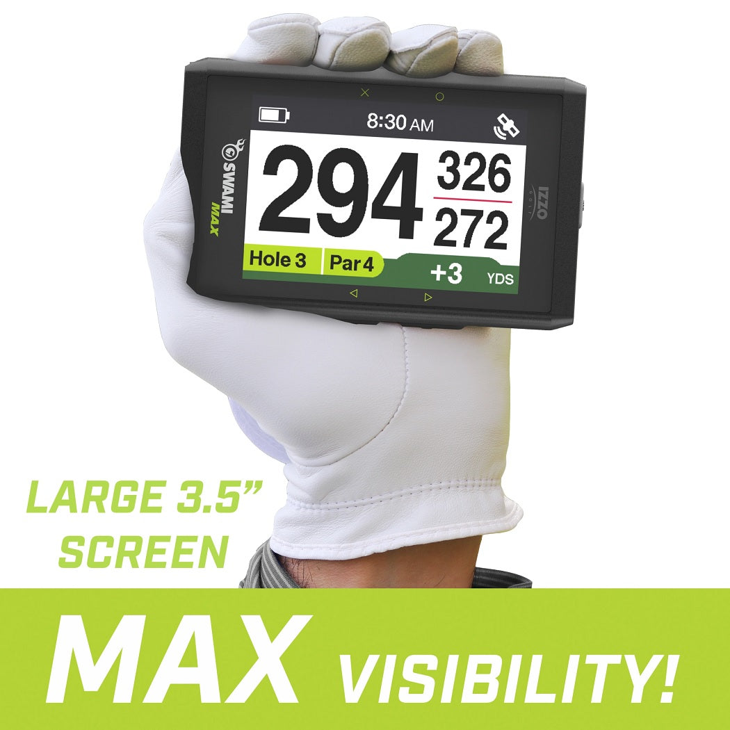 Izzo Swami Max GPS Rangefinder - handheld
