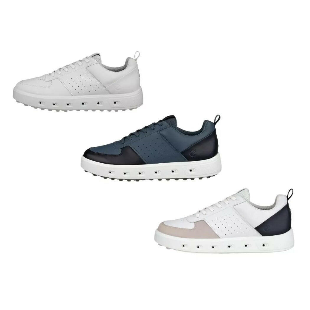 Ecco Men`s Waterproof Golf Shoes - Street 720 Hybrid - showing the choice of colour