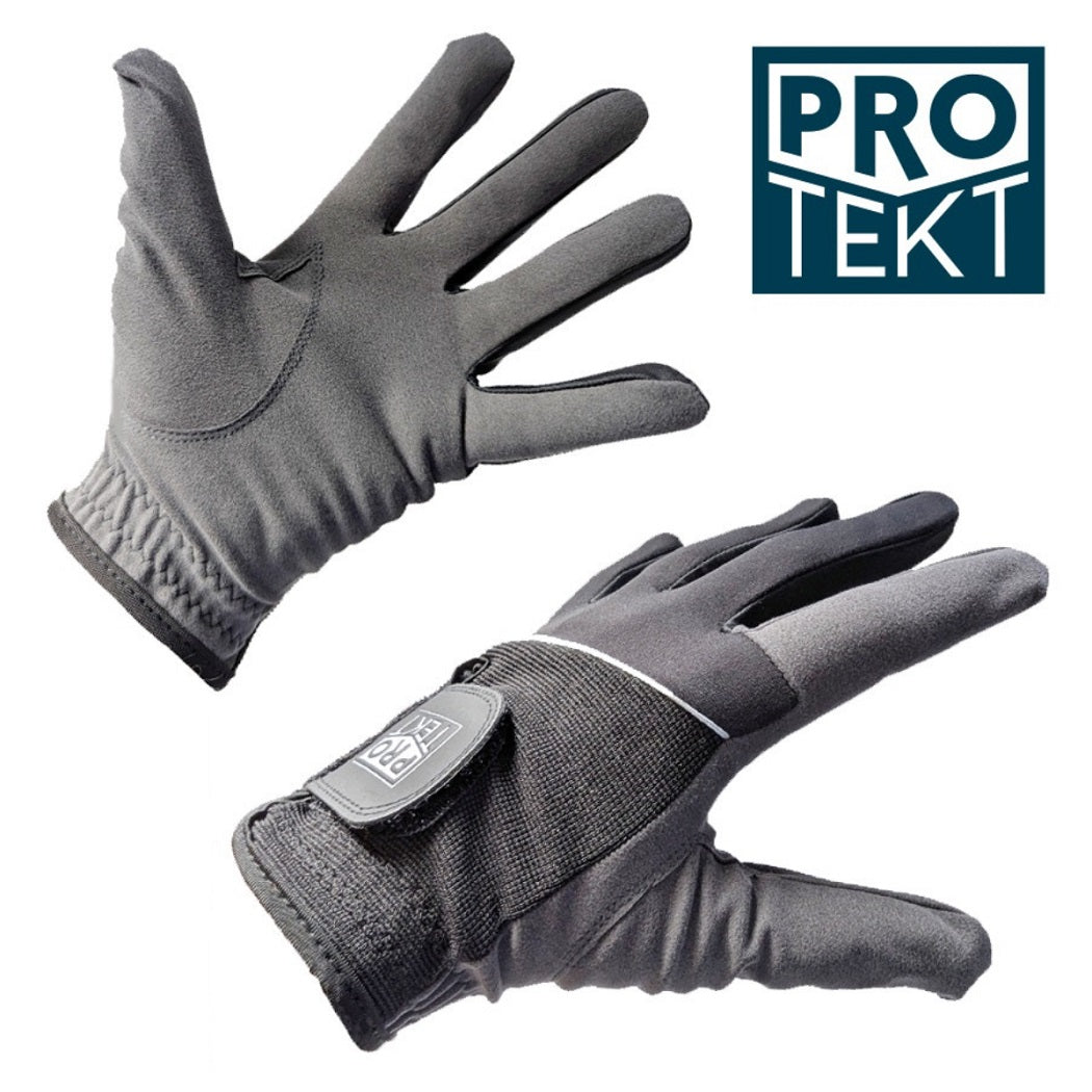 Pro-Tekt Pair of Men`s Golf Rain Gloves - front and palm views