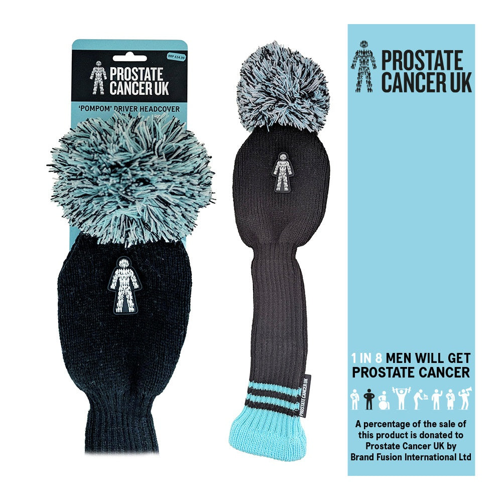 PomPom Golf Driver Headcover - Supporting Prostate Cancer UK
