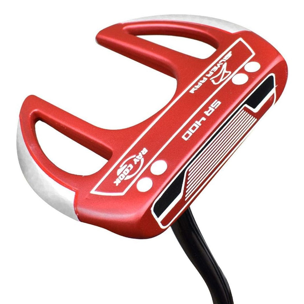 Ray Cook Silver Ray SR400 Putter - 35" - Limited Edition Red - showing the putter`s base