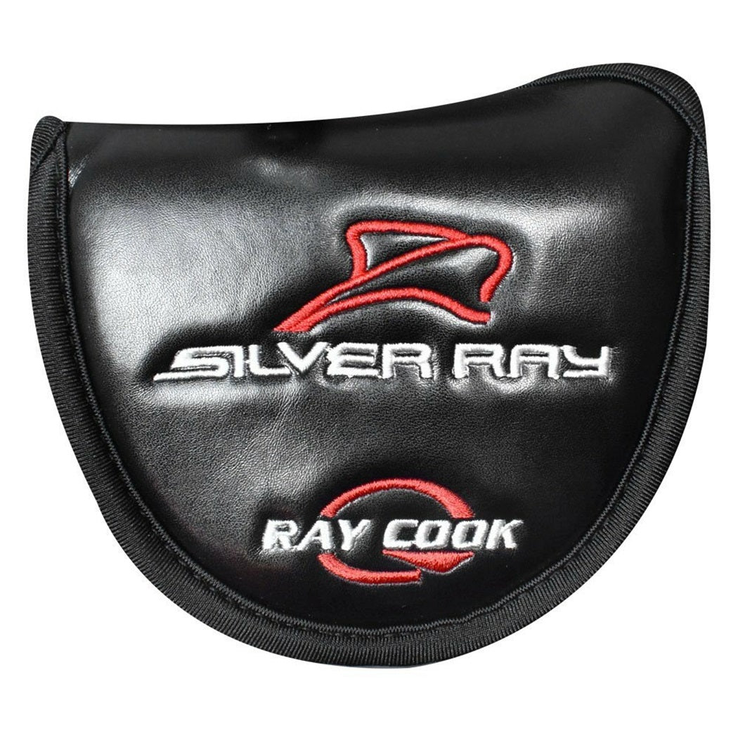 Ray Cook Silver Ray SR500 Putter - 34" or 35" - Black - showing the matching headcover