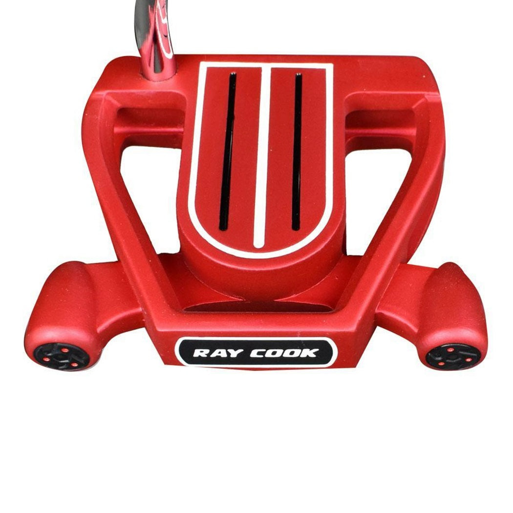 Ray Cook Silver Ray SR500 Putter - 34" or 35" - Red - shown from above