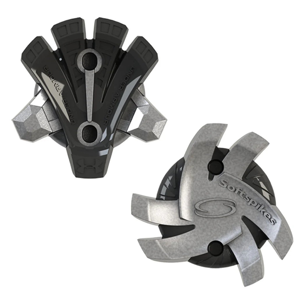 Softspikes Replacement Cleats - Silver Tornado / Under Armour - Fast Twist 3.0 - individual cleats