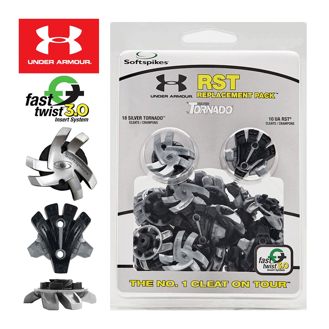Softspikes Replacement Cleats - Silver Tornado / Under Armour - Fast Twist 3.0
