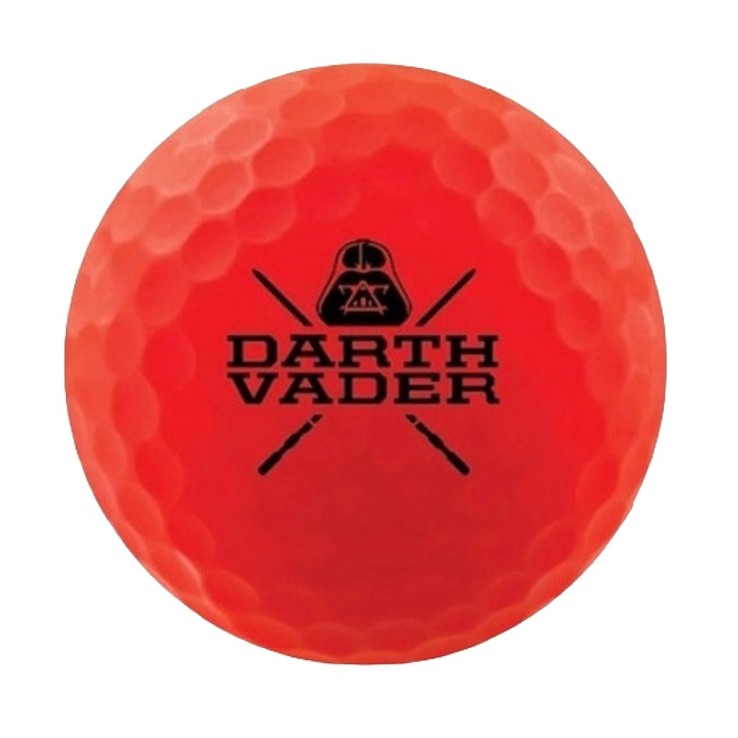 Volvik VIVID SOFT Star Wars Darth Vader Golf Ball - red