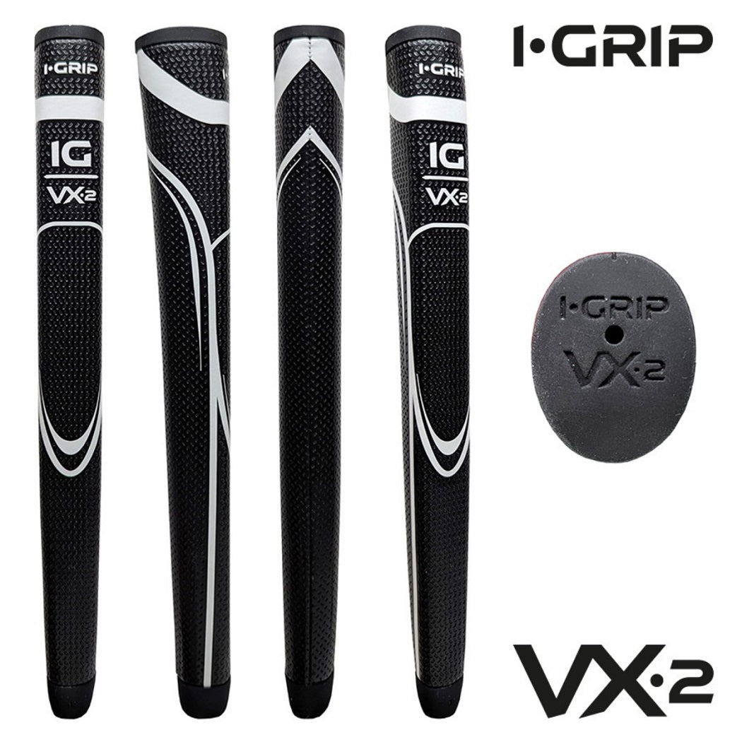 iGrip VX2 Putter Grip - Midsize Pistol - Black