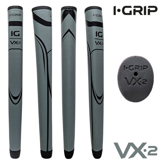 iGrip VX2 Putter Grip - Midsize Pistol - Grey