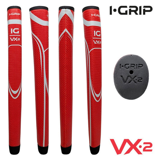 iGrip VX2 Putter Grip - Midsize Pistol - Red