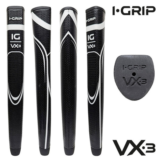iGrip VX3 Putter Grip - Large Pistol - Black