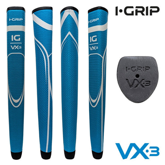 iGrip VX3 Putter Grip - Large Pistol - Blue