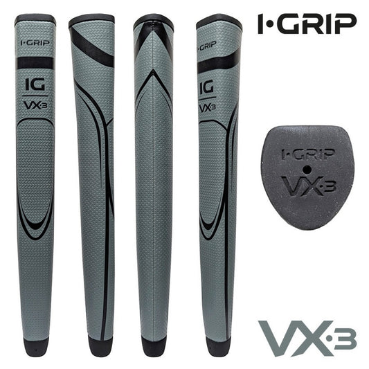 iGrip VX3 Putter Grip - Large Pistol - Grey
