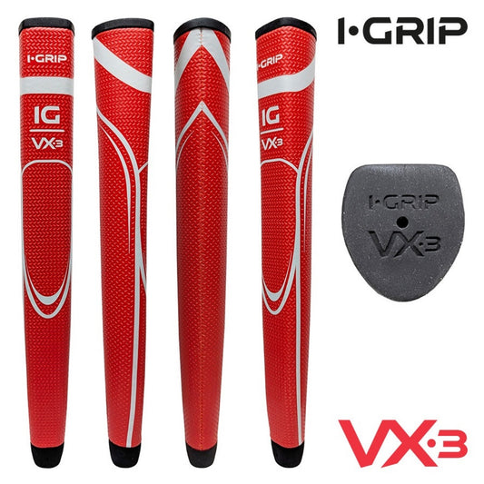 iGrip VX3 Putter Grip - Large Pistol - Red
