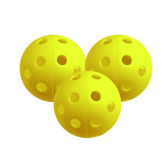 Longridge Plastic Airflow Golf Balls x 6 Yellow