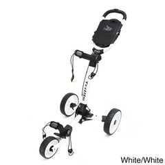 Axglo TriLite 3 Wheel Golf Trolley All White