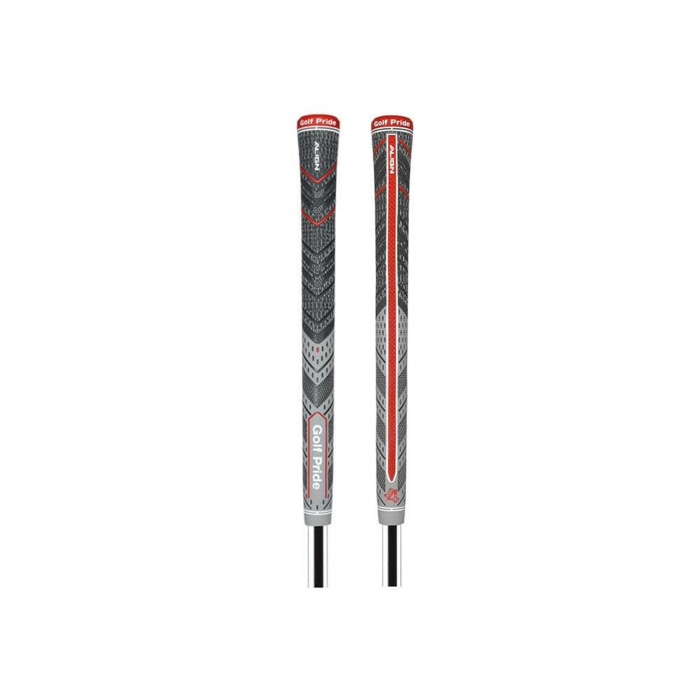 Golf Pride Multi Compound Plus4 ALIGN Ribbed Golf Grip - Grey