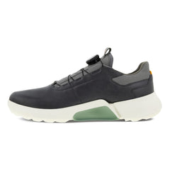 Ecco Biom H4 BOA GORE-TEX Spikeless Men's Golf Shoes (Magnet/Frosty Green UK 8-8.5) - showing the shoe`s inner sole
